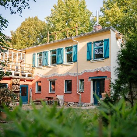 The Upholstery Tinyhouse Deluxe Eco Chalet Kreativ Citynah Chemnitz Bagian luar foto