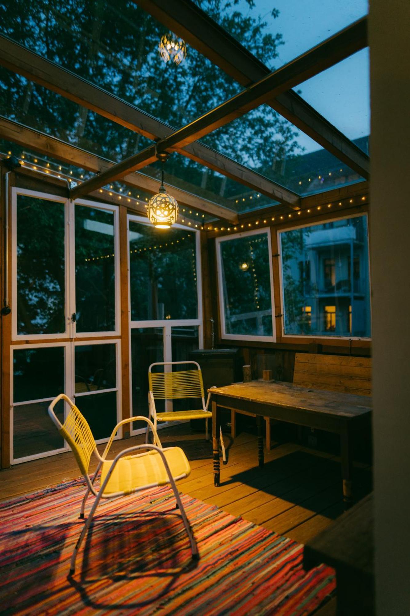 The Upholstery Tinyhouse Deluxe Eco Chalet Kreativ Citynah Chemnitz Bagian luar foto