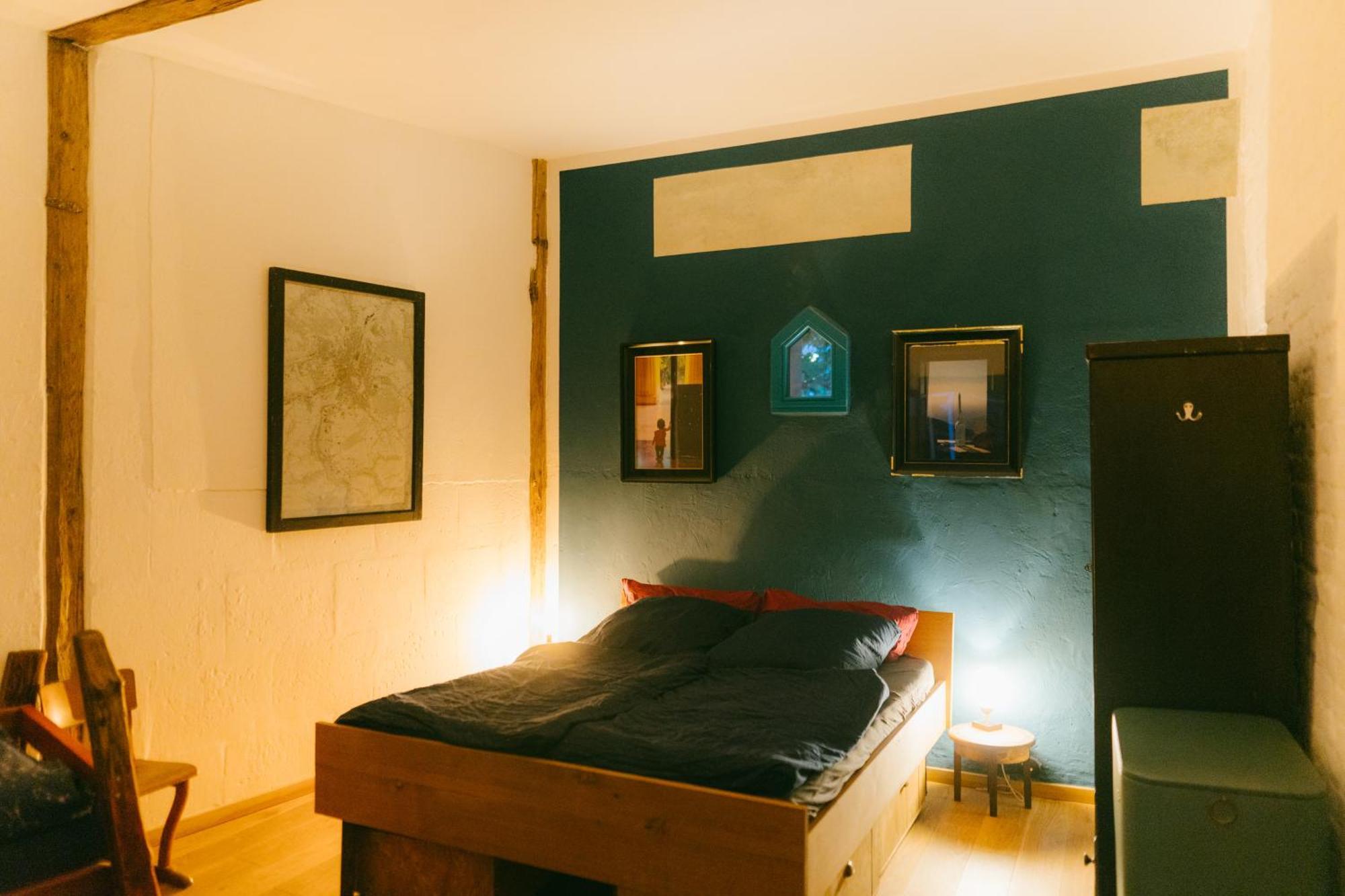 The Upholstery Tinyhouse Deluxe Eco Chalet Kreativ Citynah Chemnitz Bagian luar foto
