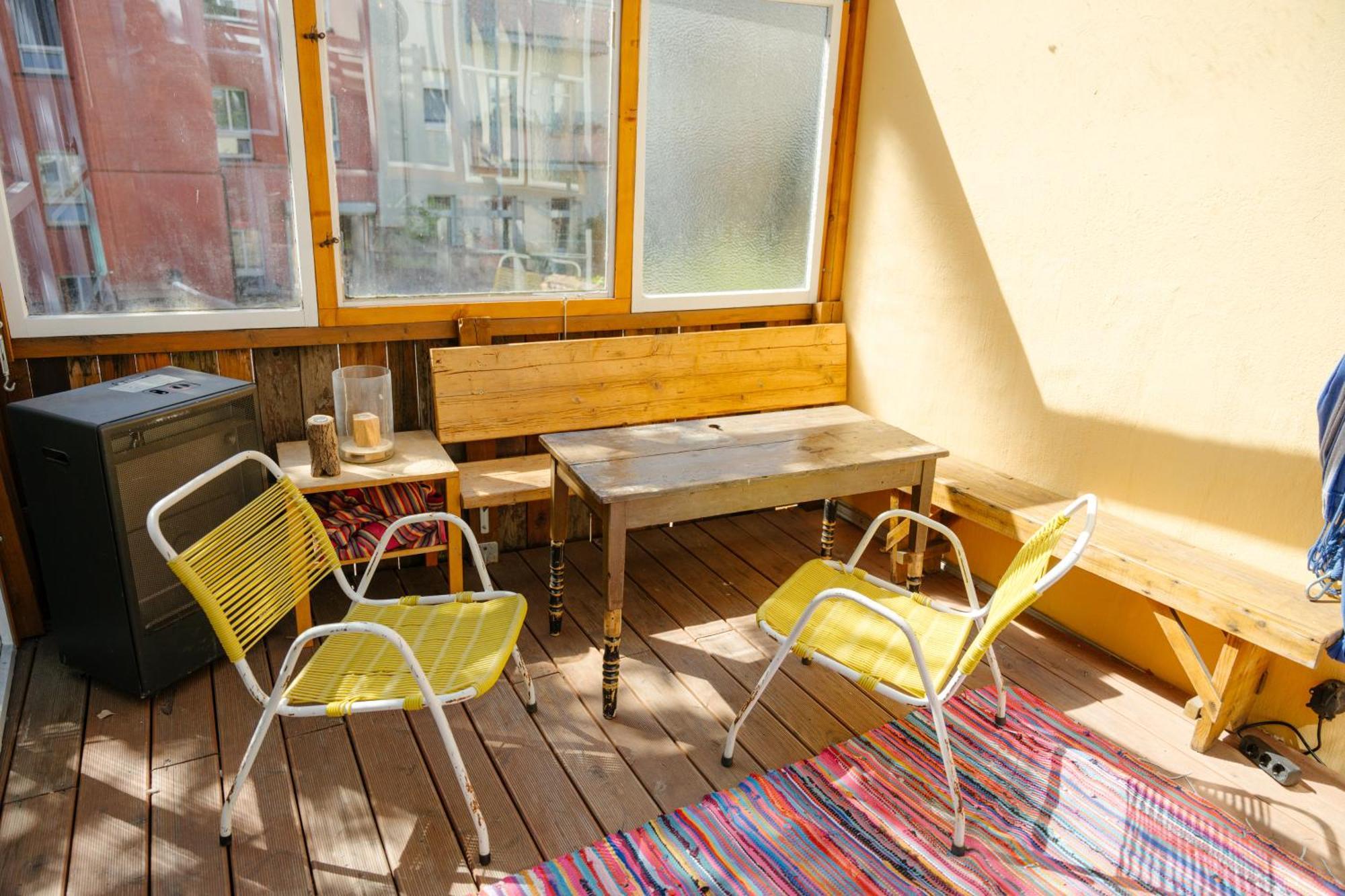 The Upholstery Tinyhouse Deluxe Eco Chalet Kreativ Citynah Chemnitz Bagian luar foto